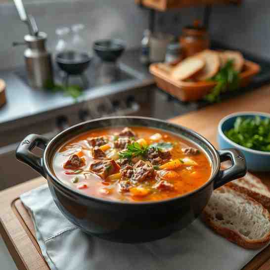 Ground Beef Soup - Easy Weeknight Recipe Make It Tonight